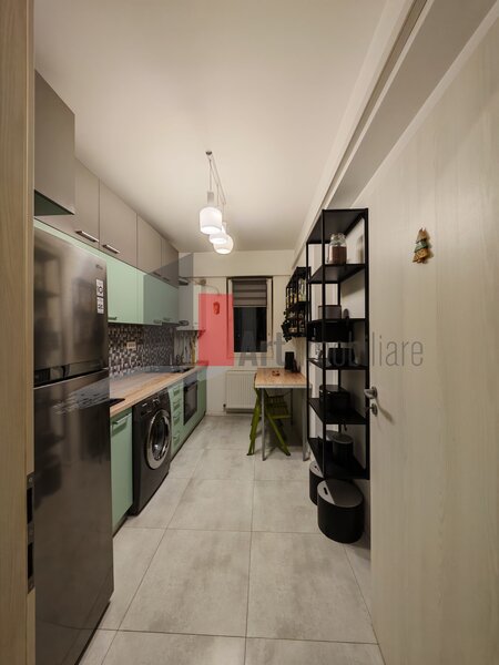 Pacii, apartament cu 2 camere de vanzare, cu centrala, mobilat si utilat